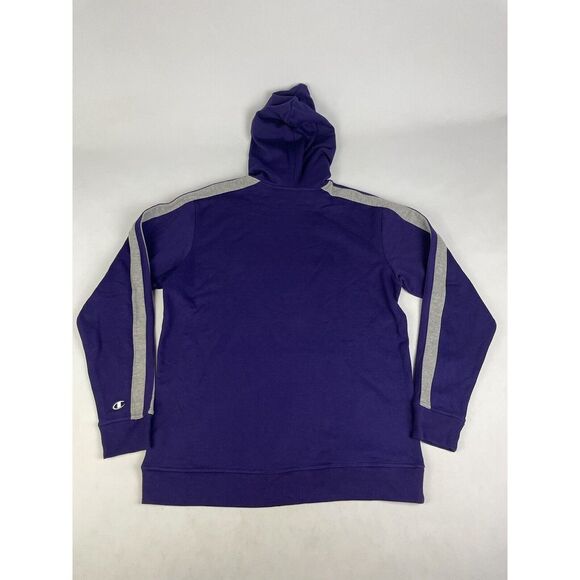 Clemson Tigers Champion Purple and Gray Hoodie Men’s Large - Picture 7 of 8